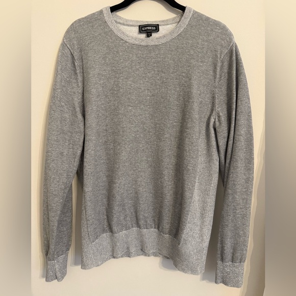 Express Men's Gray Sweater - Picture 1 of 3